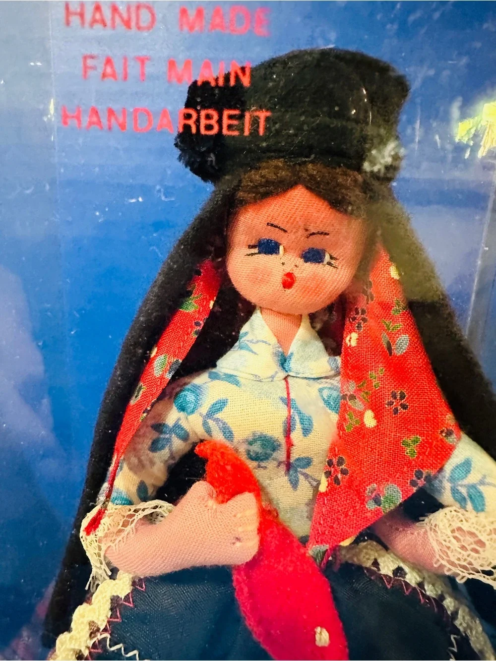Maria Helena Estate Nazare Hand Made Portuguese Folk Doll Traditional Dress VTG